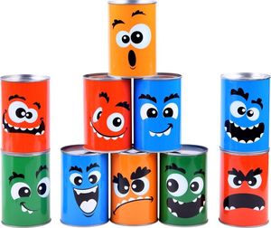 Jokomisiada Gra zręcznościowa rzut do celu zbij puszki GR0509 2