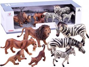 Figurka Jokomisiada Zestaw zwierząt - Safari, lew, zebry (ZA2987 B) 1