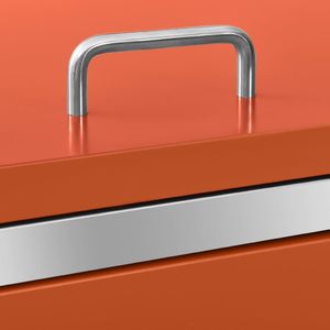 vidaXL Osłona na 4 kosze na śmieci, 276,5x77,5x115,5 cm, stalowa 4