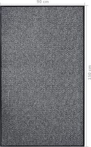 vidaXL Wycieraczka, szara, 90x150 cm 6