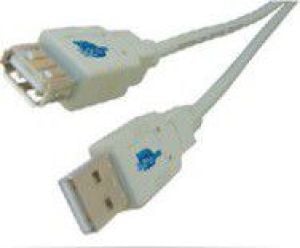 Kabel USB MicroConnect USB-A - USB-A 2 m Szary (USBAAF2) 1