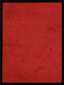 vidaXL Wycieraczka, czerwona, 40 x 60 cm 1