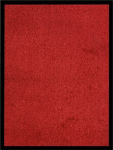vidaXL Wycieraczka, czerwona, 60x80 cm 1