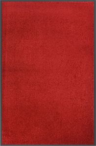 vidaXL Wycieraczka, czerwona, 80 x 120 cm 1