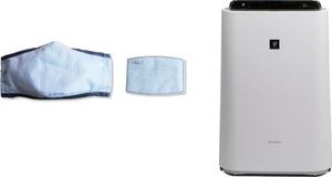 Oczyszczacz powietrza Sharp SHARP KC-D40EUW + gratis maska OZONE 2