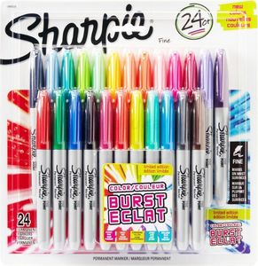 Sharpie Kup Przydasie Sharpie-zestaw markerów Fine Color Burst 24 szt 1