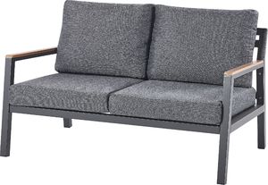 Shumee Zestaw ogrodowy 4-osobowy ciemnoszary DELIA 4