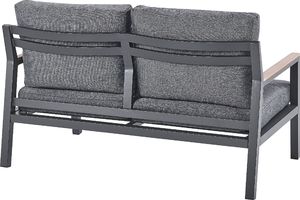 Shumee Zestaw ogrodowy 4-osobowy ciemnoszary DELIA 5