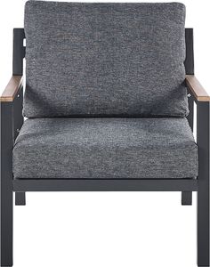 Shumee Zestaw ogrodowy 4-osobowy ciemnoszary DELIA 6