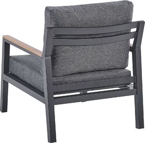 Shumee Zestaw ogrodowy 4-osobowy ciemnoszary DELIA 8