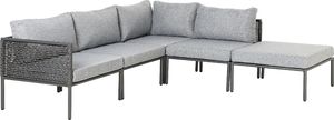 Shumee Zestaw ogrodowy aluminiowy 6-osobowy szary FORANO 7