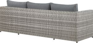 Shumee Zestaw ogrodowy rattanowy 5-osobowy szary SABBIA 6