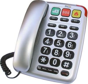 Telefon stacjonarny Dartel LJ-300 Srebrny 1