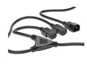 Kabel zasilający PremiumCord PREMIUMCORD c13 1xM/2xF - kpsy 1