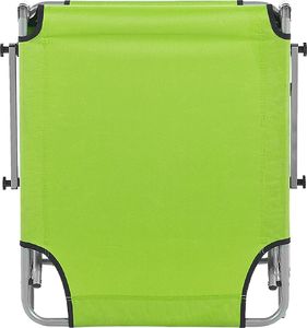 Shumee Leżak ogrodowy z daszkiem limonkowy FOLIGNO 6