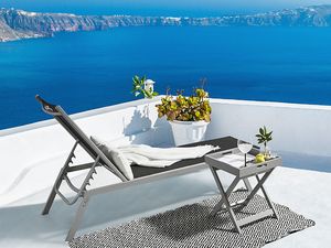 Shumee Leżak ogrodowy czarny NOLI 2