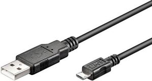 Kabel USB Gembird USB-A - microUSB 1 m Czarny (93918) 1