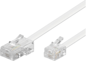 MicroConnect RJ-11/RJ-45 (M/M) 2m Biały (MPK452) 1