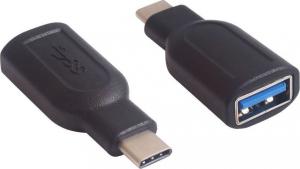 Adapter USB MicroConnect USB-C - USB Czarny  (USB3.1CAAF) 1