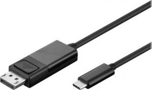 Kabel USB MicroConnect USB-C - DisplayPort 1 m Czarny (USB3.1CDPB1) 1