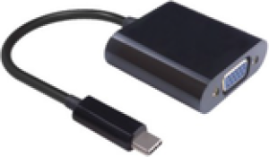 Adapter USB MicroConnect USB-C - VGA Czarny  (USB3.1CVGA) 1