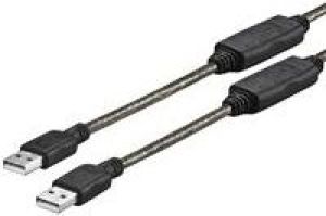 Kabel USB VivoLink USB-A - USB-A 15 m Czarny (PROUSBAA15) 1