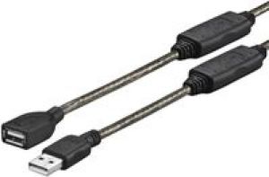 Kabel USB VivoLink USB-A - USB-A 10 m Czarny (PROUSBAAF10) 1