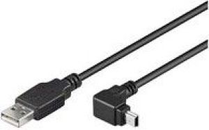 Kabel USB MicroConnect USB-A - miniUSB 1.8 m Czarny (USBAMB52A) 1