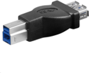 Adapter USB MicroConnect USB A - USB B Czarny (USB3AFBM) 1