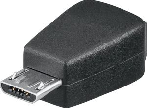 Adapter USB MicroConnect Micro USB-Mini USB Czarny (USBBMBM) 1