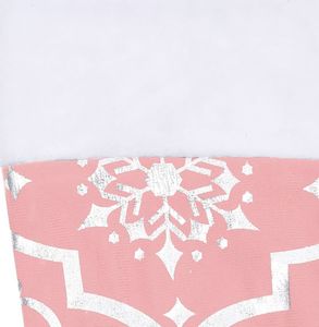 vidaXL Osłona pod choinkę Różowa 7