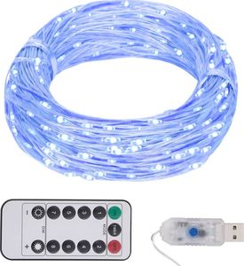 Lampki choinkowe vidaXL 150 LED niebieskie 1