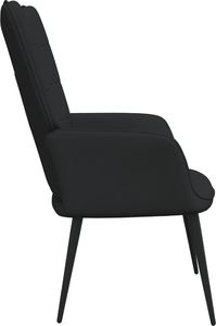 vidaXL Fotel, 62 x 68,5 x 96 cm, czarny, obity tkaniną 3