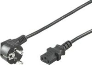 Kabel zasilający MicroConnect 2m Czarny (PE0104020) 1