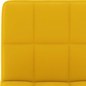 vidaXL Stołki barowe, 2 szt., musztardowe, tapicerowane aksamitem 7