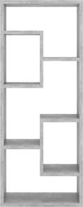 vidaXL Półka ścienna, szarość betonu, 36x16x90 cm, płyta wiórowa 4
