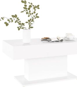 vidaXL Stolik kawowy, biały, 96x50x45 cm, płyta wiórowa 3