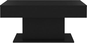 vidaXL Stolik kawowy, czarny, 96x50x45 cm, płyta wiórowa 4