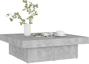 vidaXL Stolik kawowy, szarość betonu, 90x90x28 cm, płyta wiórowa 3