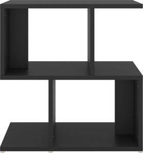 vidaXL Szafka nocna, czarna, 50x30x51,5 cm, płyta wiórowa 5