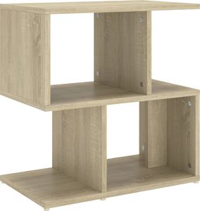 vidaXL Szafka nocna, dąb sonoma, 50x30x51,5 cm, płyta wiórowa 2