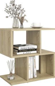 vidaXL Szafka nocna, dąb sonoma, 50x30x51,5 cm, płyta wiórowa 4