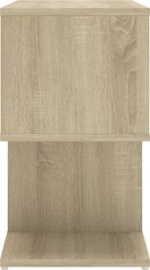 vidaXL Szafka nocna, dąb sonoma, 50x30x51,5 cm, płyta wiórowa 6