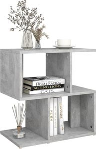vidaXL Szafka nocna, szarość betonu, 50x30x51,5 cm, płyta wiórowa 4