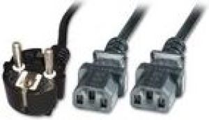 Kabel zasilający MicroConnect Y-Cord, 2 x C13, 3m (PE011330) 1