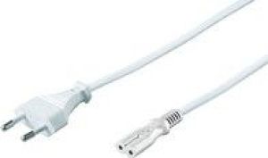 Kabel zasilający MicroConnect C7, 3m, biały (PE030730W) 1