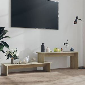 vidaXL Szafka pod TV, dąb sonoma, 180x30x43 cm, płyta wiórowa 1