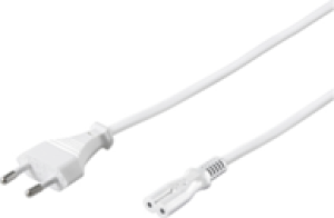 Kabel zasilający MicroConnect C7, 5m, biały (PE030750W) 1