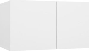 vidaXL Szafka wisząca pod TV, biała, 60x30x30 cm 2