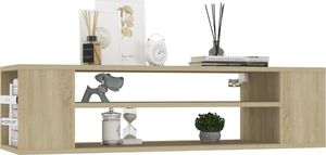 vidaXL Wisząca szafka TV, dąb sonoma, 100x30x26,5 cm, płyta wiórowa 3